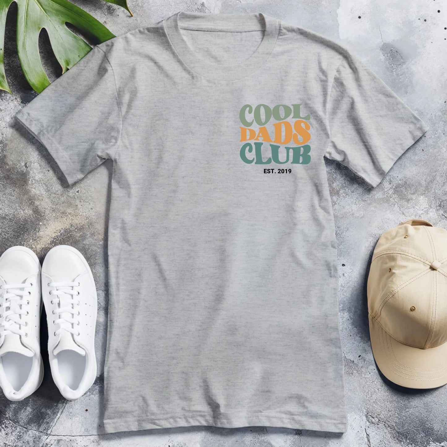 Personalisiertes T-Shirt - Cool Dads Club mit Geburtsjahr