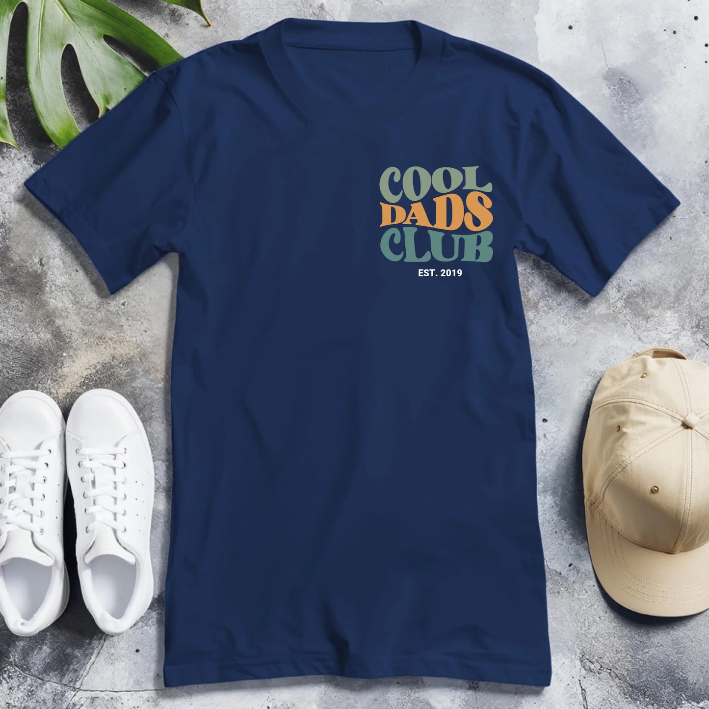 Personalisiertes T-Shirt - Cool Dads Club mit Geburtsjahr