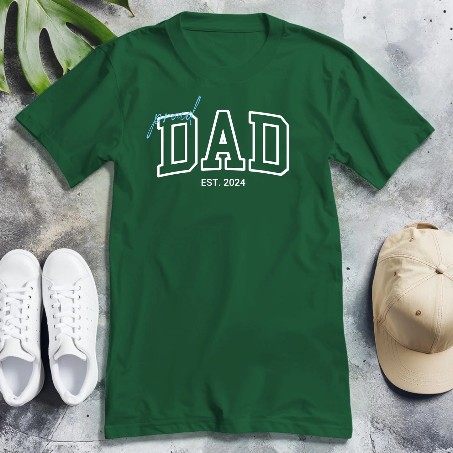 Personalisiertes T-Shirt - Dad/Papa/Opa EST.