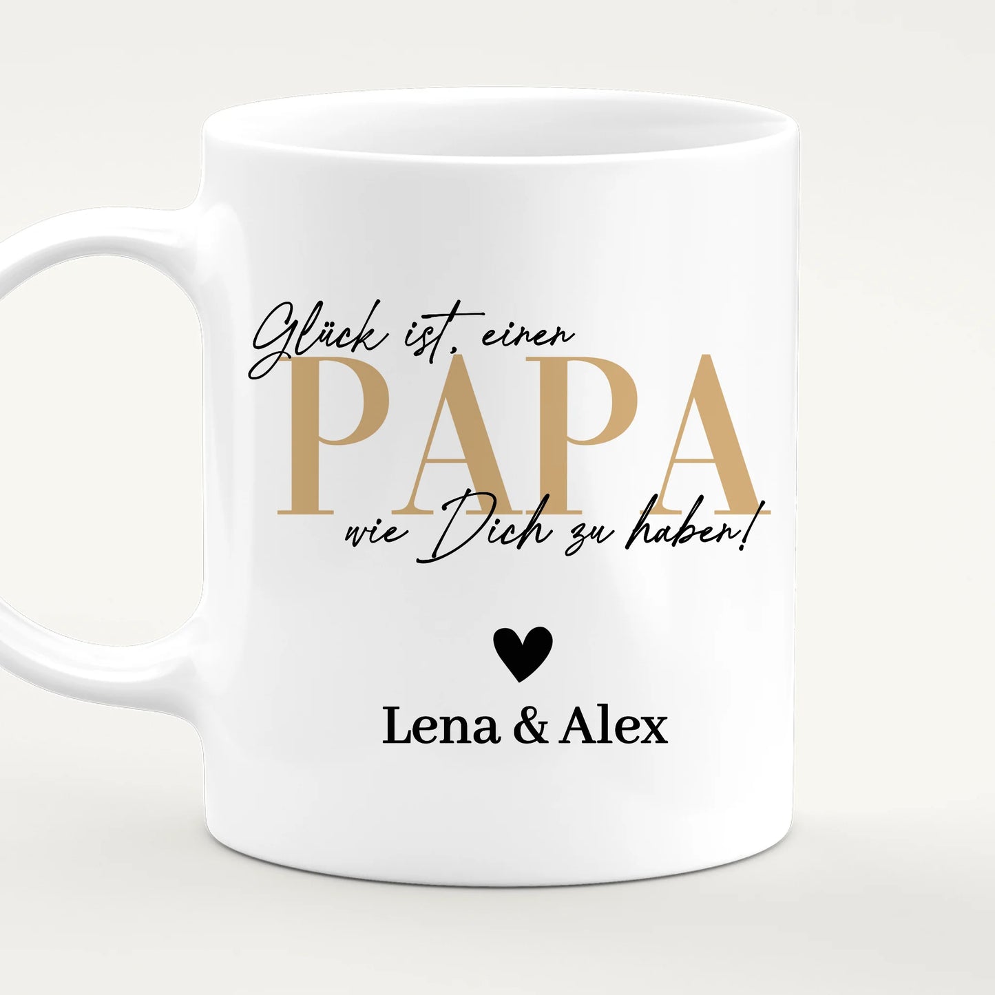 Personalisierte Tasse - Glück ist, einen Papa wie Dich zu haben