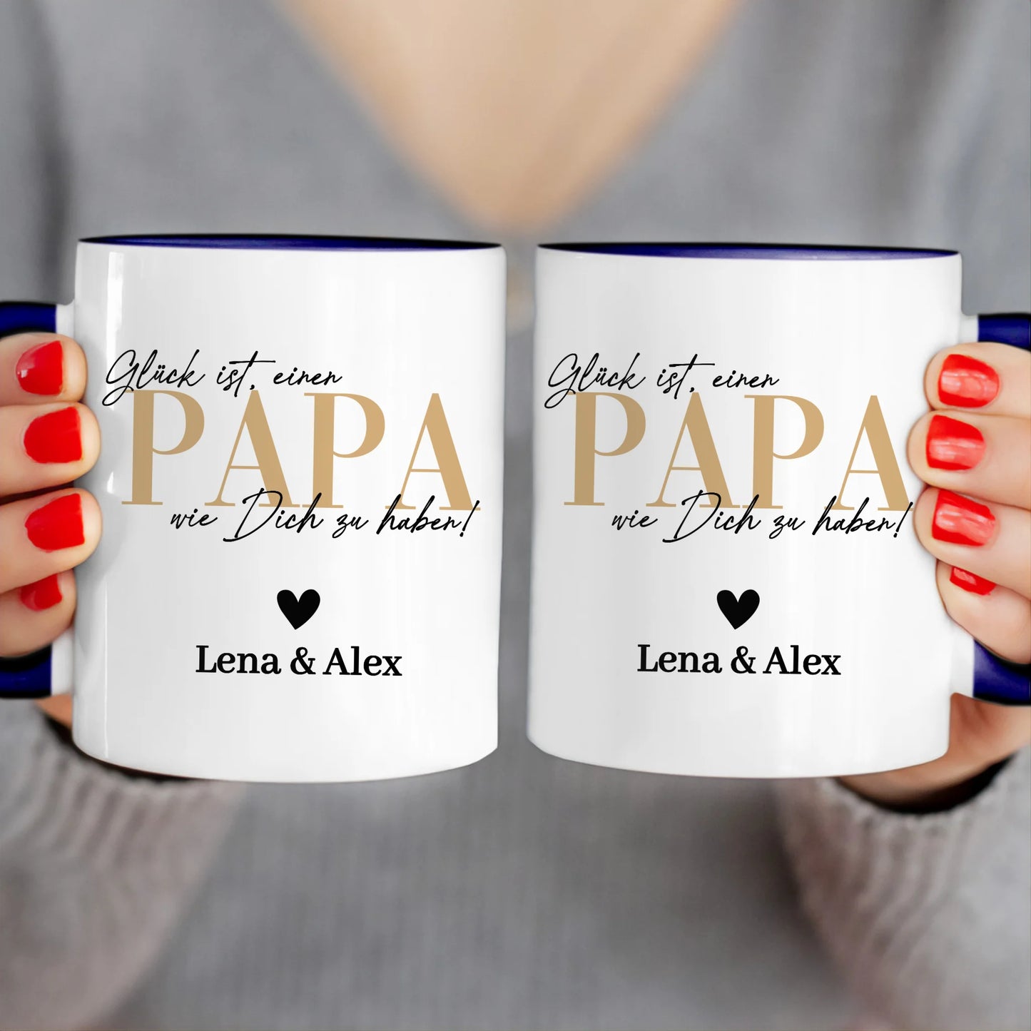 Personalisierte Tasse - Glück ist, einen Papa wie Dich zu haben