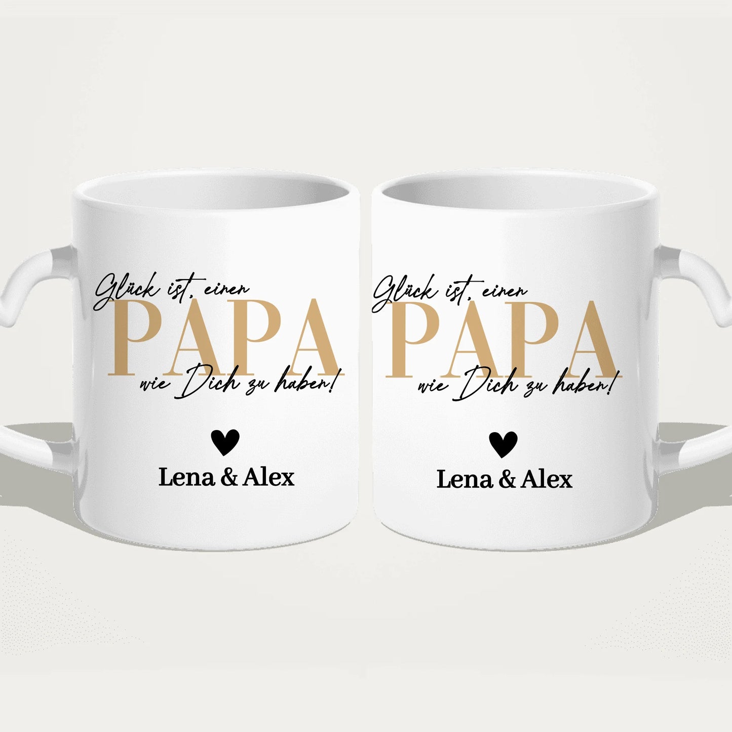 Personalisierte Tasse - Glück ist, einen Papa wie Dich zu haben