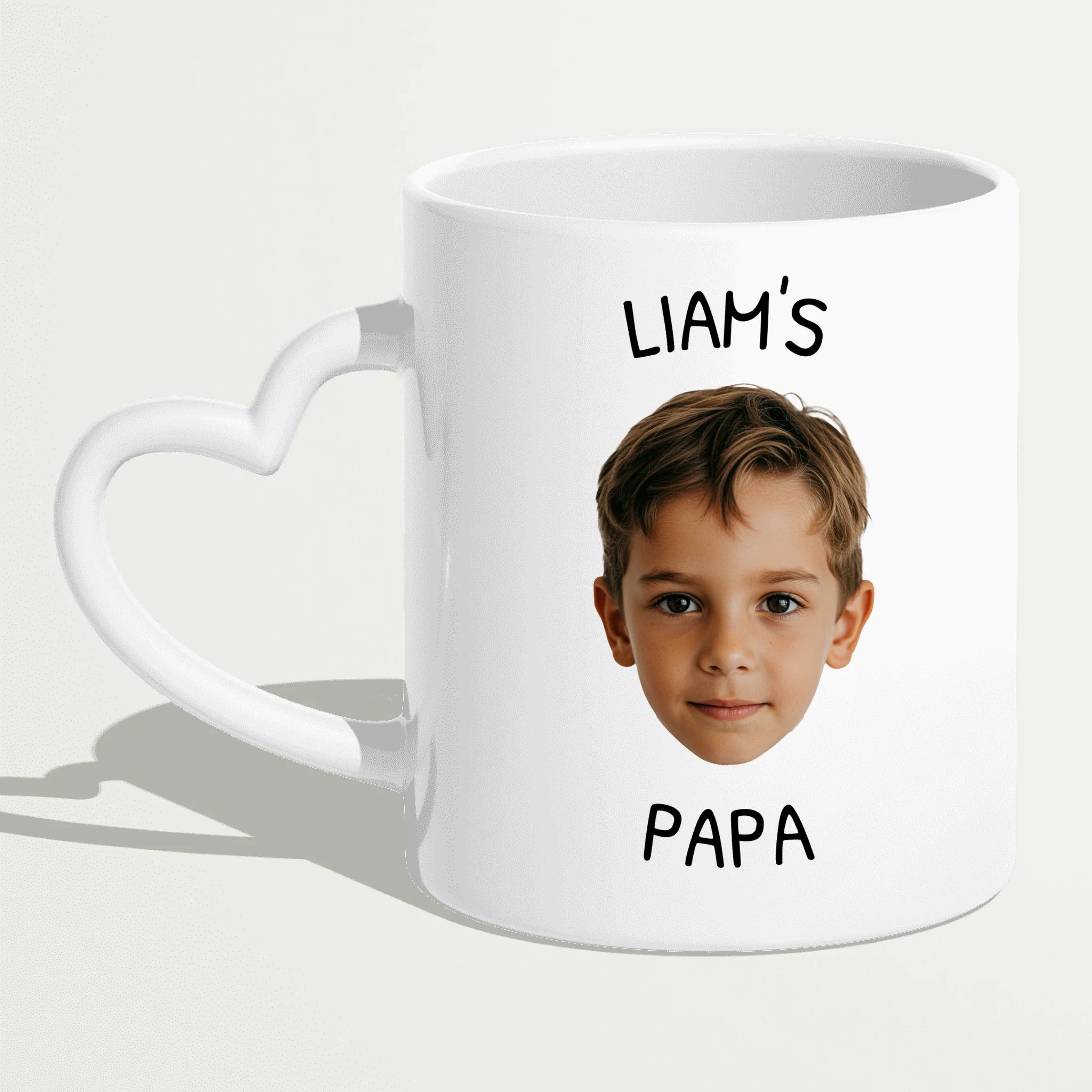 Personalisierte Tasse - Dieser Papa gehört zu - Mit Bild von Kind
