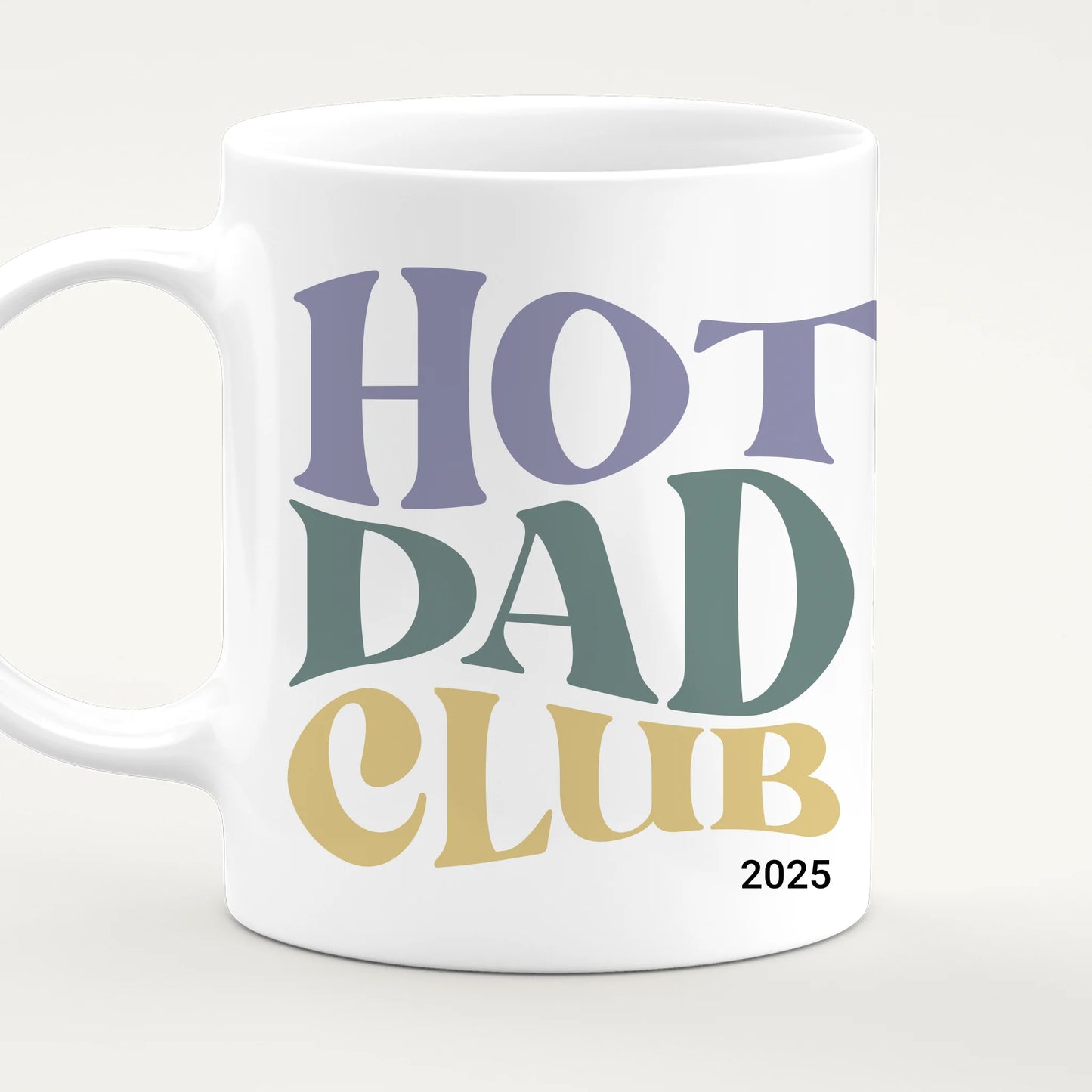 Personalisierte Tasse - Hot Dad Club mit Jahr