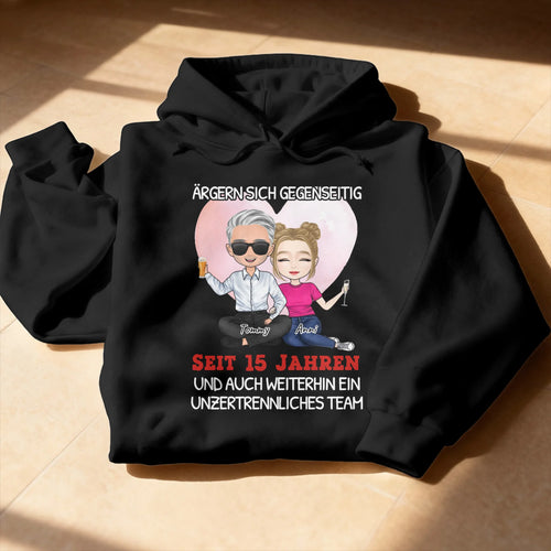 Personalisierter Hoodie - Ärgern sich gegenseitig seit Jahren... Paar/Freunde/Bestie Hoodie
