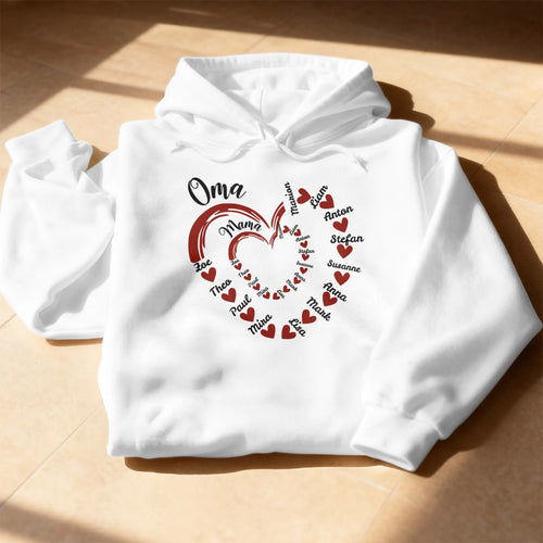 Personalisierter Hoodie - Mama's und Oma's Kinder/Enkel