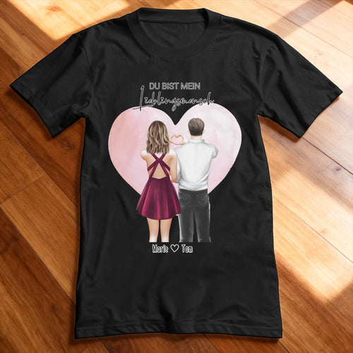 Personalisiertes T-Shirt - Herz mit Händen