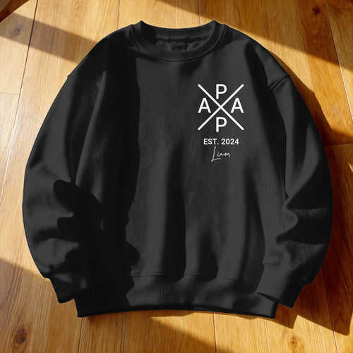 Personalisiertes Sweatshirt - Papa X