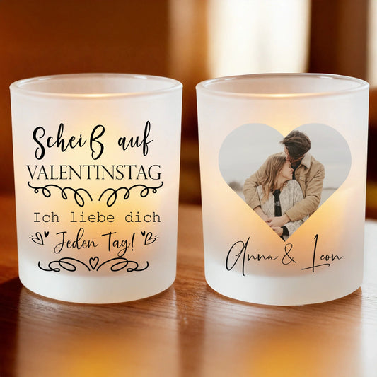 Satin Teelicht - Vorder Rückseite - Base