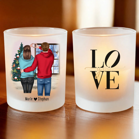 Satin Teelicht - Vorder Rückseite - Base