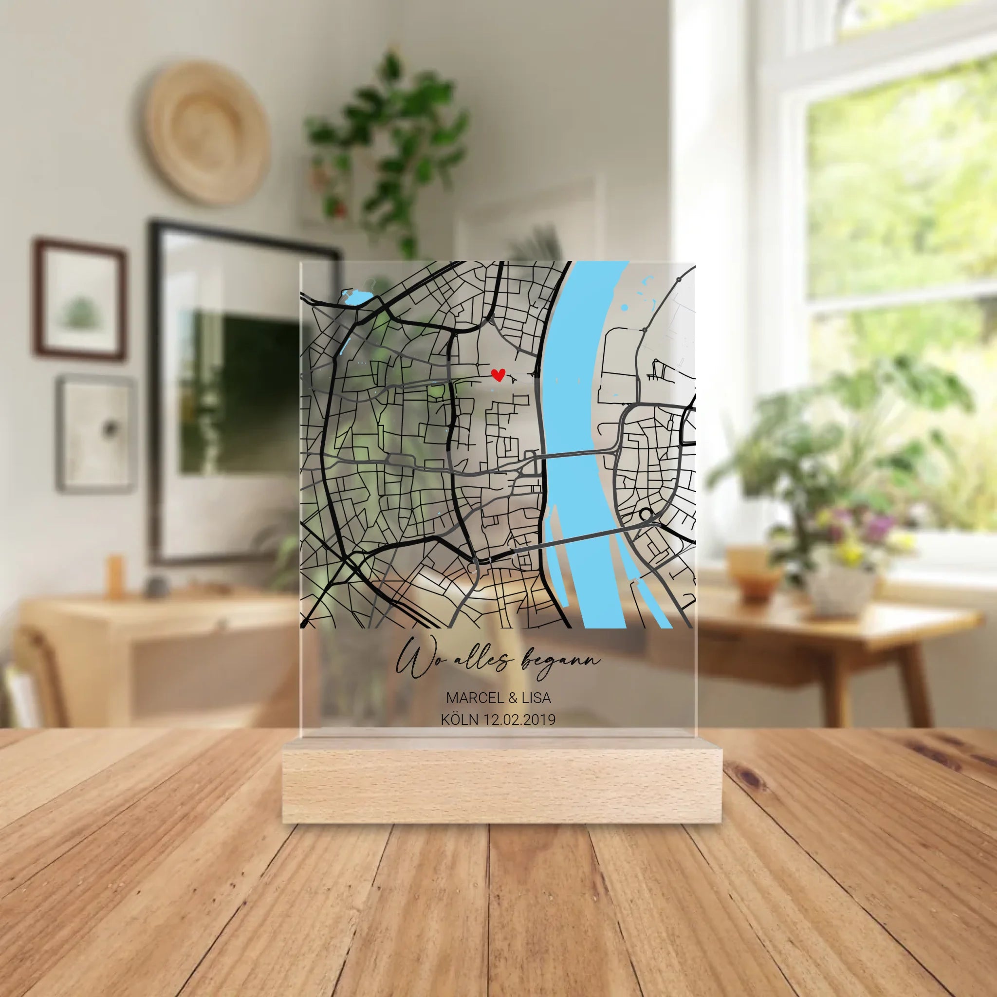 Personalisierte Acrylglasplatte - 