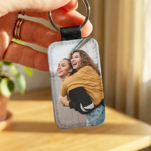 Personalisierter Schlüsselanhänger - Mit eigenem Bild - Beste Freundin-Schlüsselanhänger