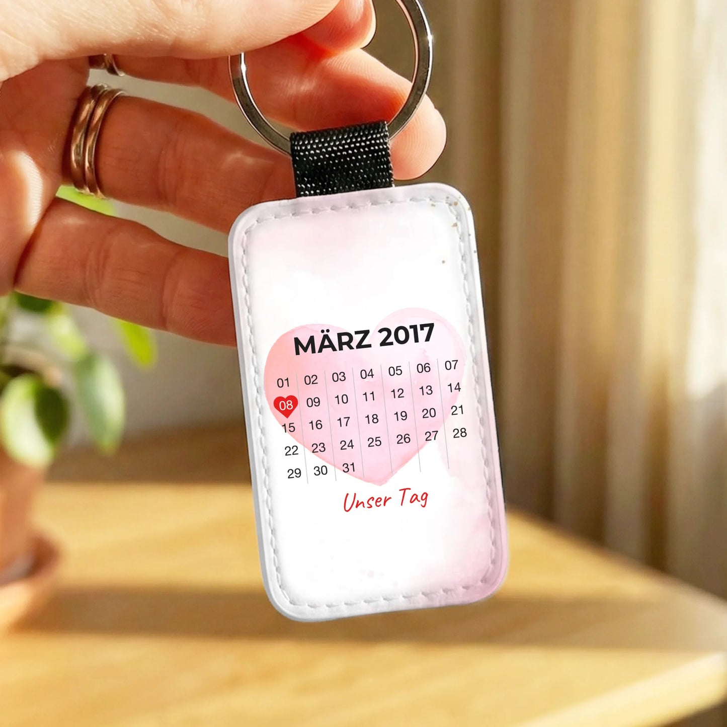 Personalisierter Schlüsselanhänger - Jahrestag