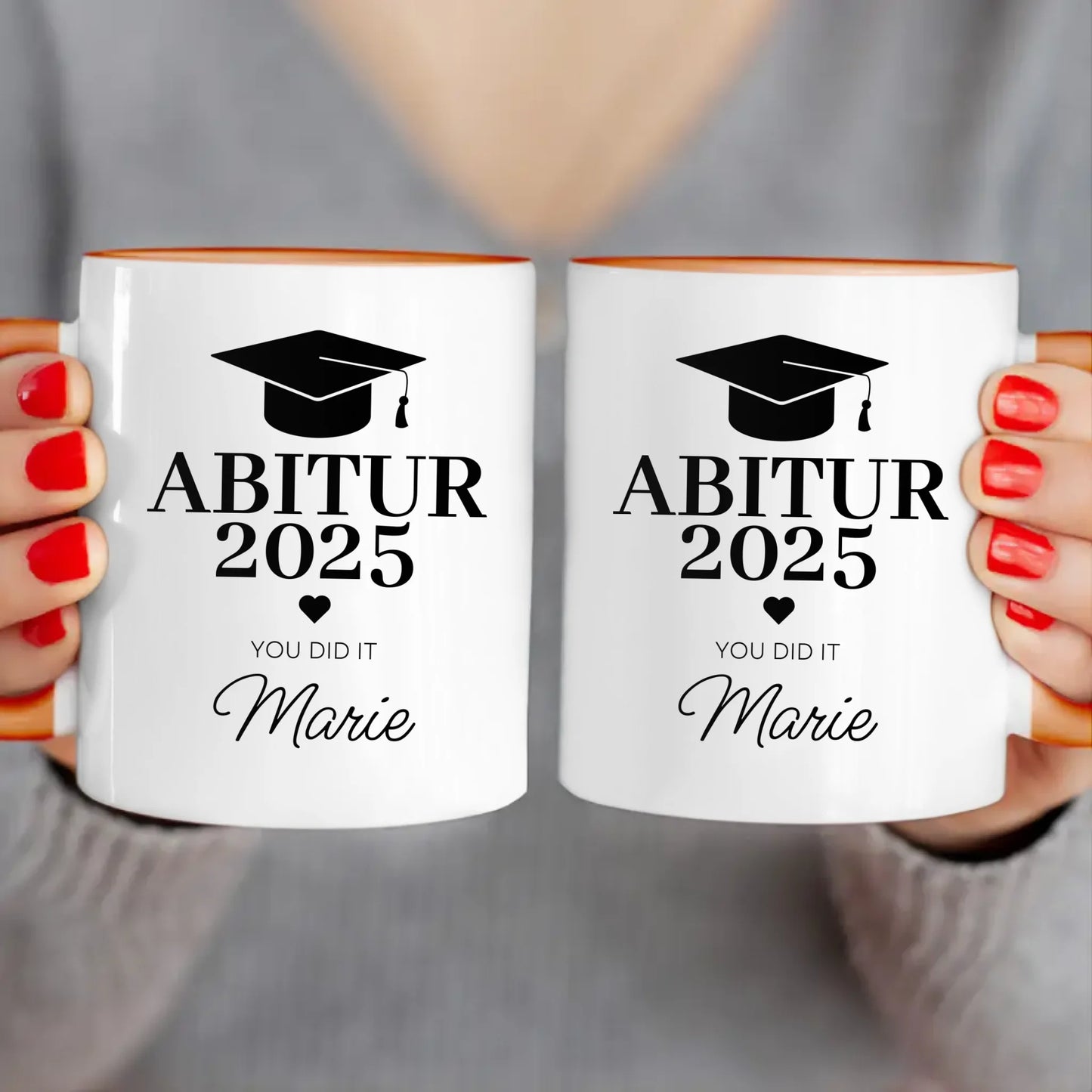 Personalisierte Tasse - Abitur/Abi mit Name und Jahr - You did it