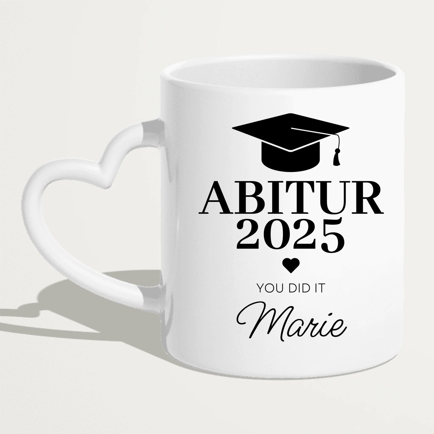 Personalisierte Tasse - Abitur/Abi mit Name und Jahr - You did it