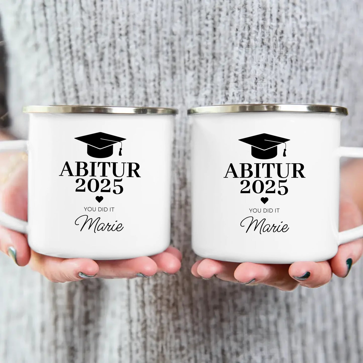 Personalisierte Tasse - Abitur/Abi mit Name und Jahr - You did it