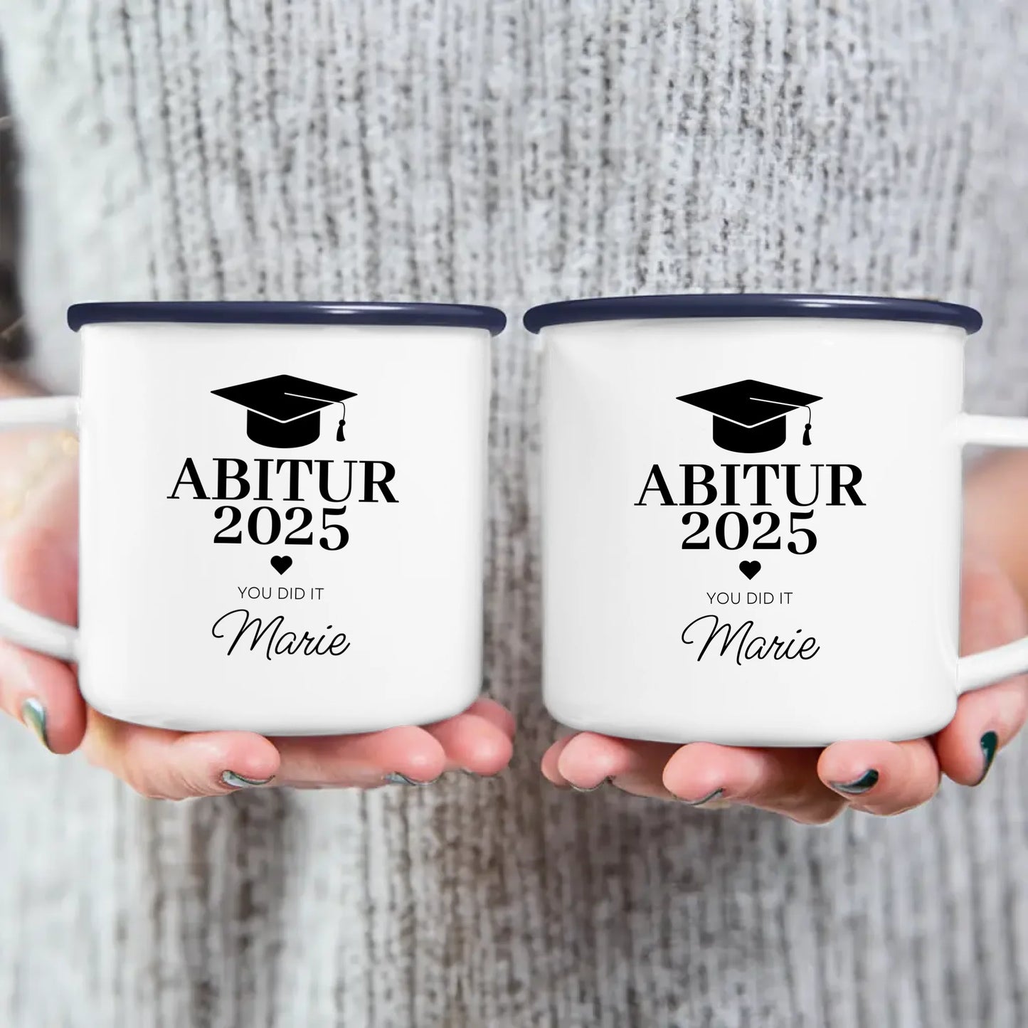 Personalisierte Tasse - Abitur/Abi mit Name und Jahr - You did it